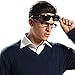 Duco Semi Rimless Sunglasses For Prescription Glasses Unisex Polarized Sunglasses 8953T (Black Frame Gray Lens, Lens Height-40MM)