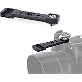 NICEYRIG Cheese Plate Cold Shoe Bar for ARRI Locating Hole, Camera Accessory Easy Expansion Bracket Applicable for Power Bank Clamp, Field Monitor Mount, Magic Arm, Microphone, LED - 609