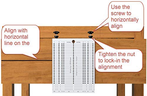 Jig Template for cabinet knobs pulls and handles installation, the SimpleJig - version 2