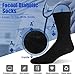 Facool Diabetic Socks for Men Women, Merino Wool Non-Binding Top Crew Socks with Cushion Sole, Seamless Toe 3 Pairs