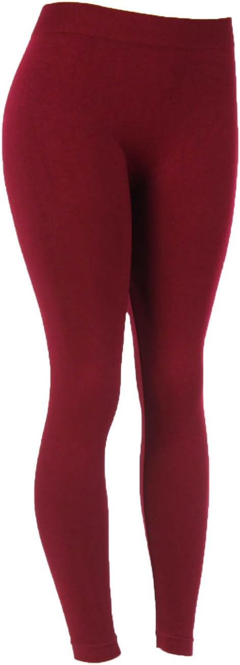 Jiuyu Women's Plus Size Basic Solid Color Leggings