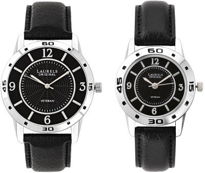 Analogue Black Dial Mens And Womens Couple Watch Lo-Lib-302