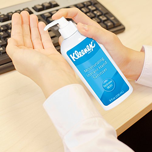 Kleenex Moisturizing Instant Hand Sanitizer (31294), No Rinse, 12 8 oz