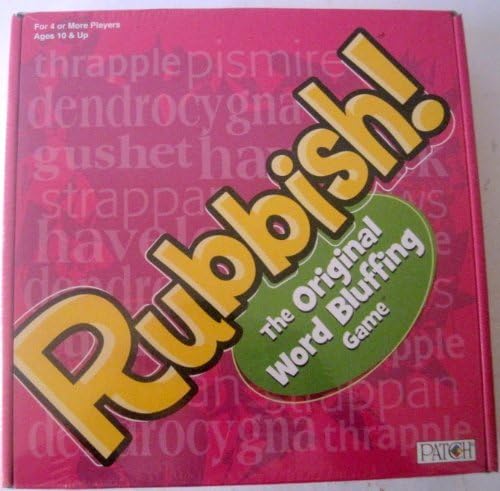Rubbish! The Original Word Bluffing Game By Patch