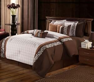 Amazon.com: Chic Home 8-Piece Glendale Embroidered