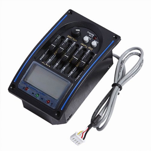 Kmise Acoustic Guitar 5 Band EQ Equalizer LCD Tuner Pickup - Thumbnail 3
