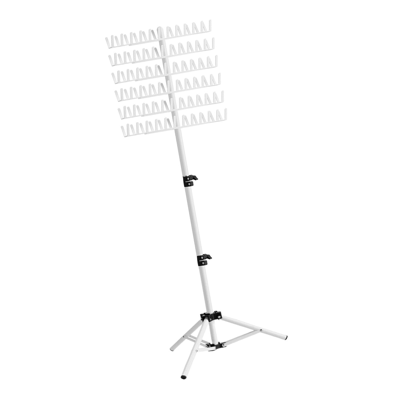 MagiDeal Adjustable Braiding Hair Rack,Hair Separator Stand,144 Pegs Hair Braiding Rack,Hair Extension Holder Hanger for Hairstylists, white