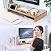 Computer Monitor Stand, Desktop ,Laptop Stand Riser with Keyboard Storage Space for Home & Office Use by Ecobambu.