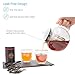Glass Teapot with Removable Stainless Steel Infuser - Borosilicate Glass Stovetop Safe Tea Pot and Tea Strainer Set, 50 Ounce / 1500 ml, Tea Maker Kettle for Loose Leaf Iced Blooming and Flowering Tea