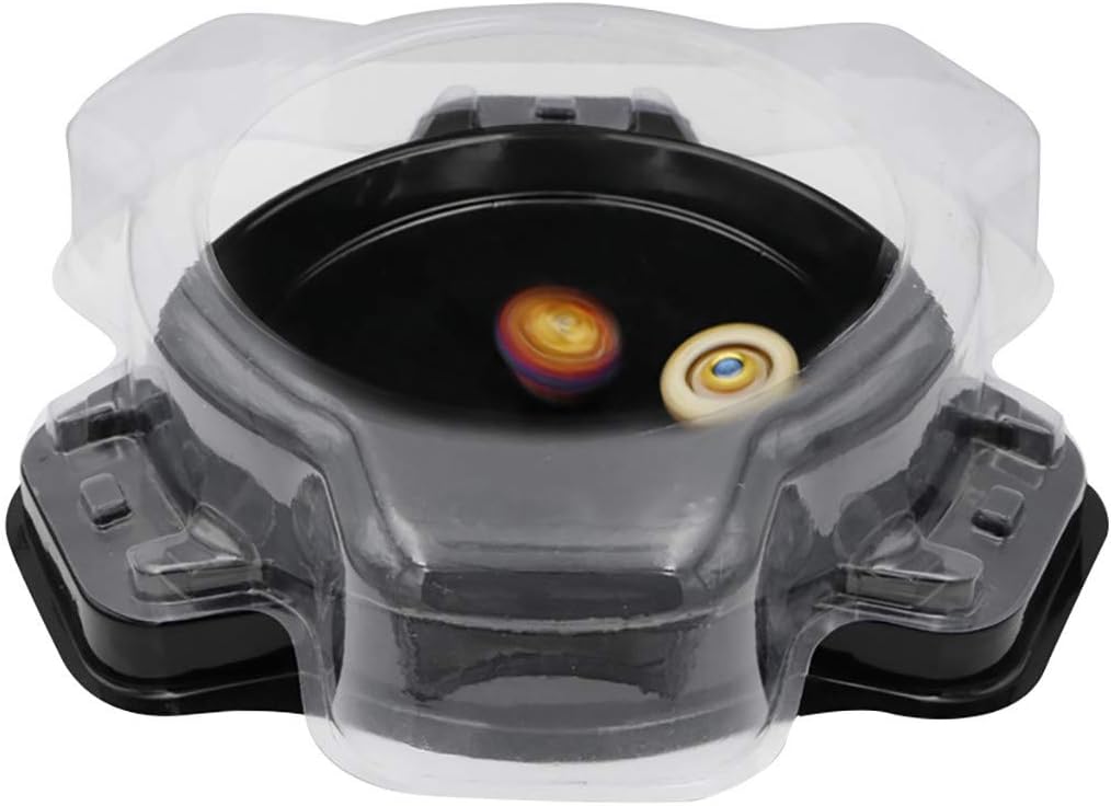 Gyro Disk,Burst Evolution Stadium Battling Tops Stage for Top Game Gyro Disk Game Arena for Burst Launcher Super Vortex Battling Tops Arena (Black)