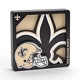 YouTheFan NFL New Orleans Saints Logo Series 3D