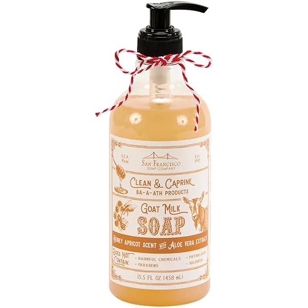San Francisco Soap Company Ziegenmilchseife 3er-Set 'Einfach Bee Gut' – Mandel, Honig Aprikose & Lavendel, Je 4 Unzen, Pflegend & Natürlich