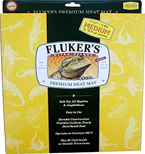 Fluker's 29053 Heat Mat for Reptiles and Small Animals, Large (17 x 11 Inches, 20 watt)