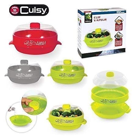 Recipiente Microondas Para Cocción al vapor Cocina Sana ...