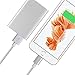 iPhone 6 Charger- Apple Certified Lightning Cable- (6ft)- Nylon Braid Charging Cord- (Silver) by Power Up