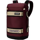 Dakine Mission Street Backpack 25L, Skate Laptop Pack, Port Independent | 25L skate backpack, side-access laptop compartment, cargo board straps, water bottle pocket, reflective details, recycled