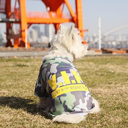 Mainstreet Small Dog Camouflage Soft T Shirt Spring Summer Fashion Camo Outwear for Small Pets