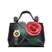 Realer Designer Clutch Purses Wallet Large Leather Handbag with Handle for Women Black