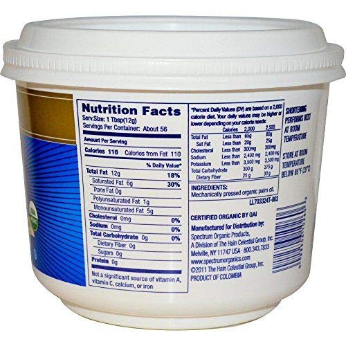 Spectrum Naturals Organic Vegetable Shortening with Spoon - 24 oz - Thumbnail 2