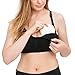 Kindred Bravely Simply Sublime Nursing Bra for Breastfeeding and Maternity (Black, Large)