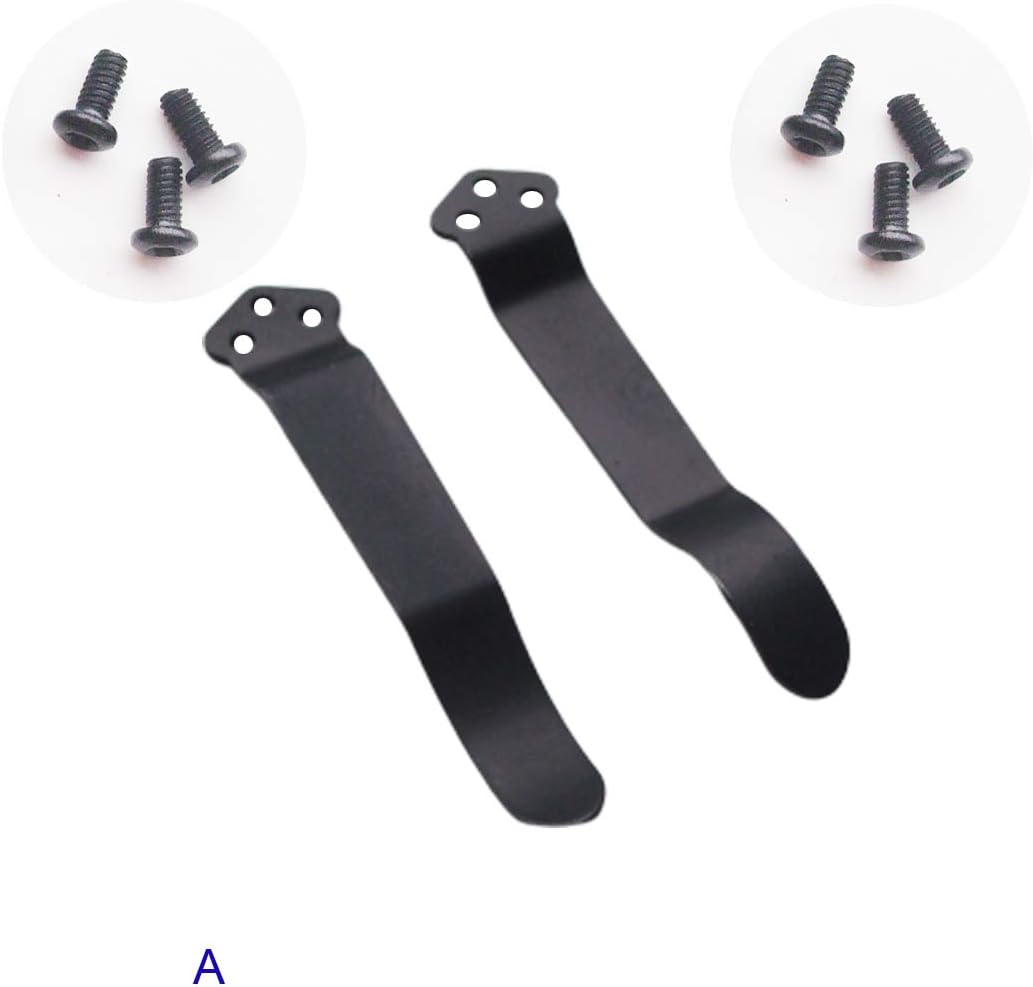 2 pcs Deep Carry Pocket Clips for Folding Knives,Kydex Waist Clip