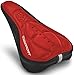 Aduro Sport Bike Seat Cushion Cover Pad with Memory Foam for Bicycle Narrow Seat Saddle, No Installation Needed, Bounce Free - Enjoy Longer Rides, Water Resistant (Red)