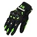 JIN Glove Motorcycle Gloves,Cycling Gloves, Mountain Bike Gloves, Road Cycling Gloves, Cycling Gloves, Half Finger, Anti-Slip, Sports, Work Gloves, Kawasaki, l