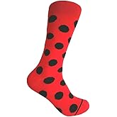 Triple M Plus Men's Red Dress socks,One size fits most men; Sock Size 10-13