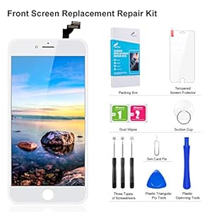 BuTure Schermo per iPhone 6 Plus (Bianco) - immagine 8