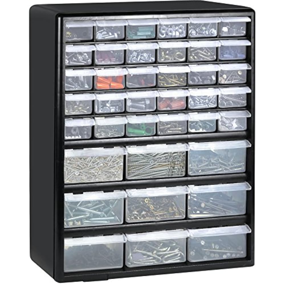 3309 Wall Mount Hardware Craft Storage Cabinet Drawer Organizer