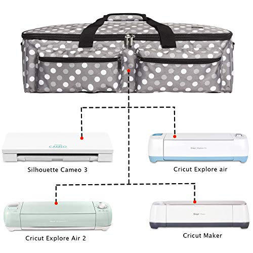 image for Luxja Carrying Bag Compatible with Cricut Explore Air and Maker, Tote 