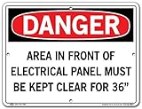 Vestil SI-D-48-B-AL-063 AREA IN FRONT OF ELECTRICAL