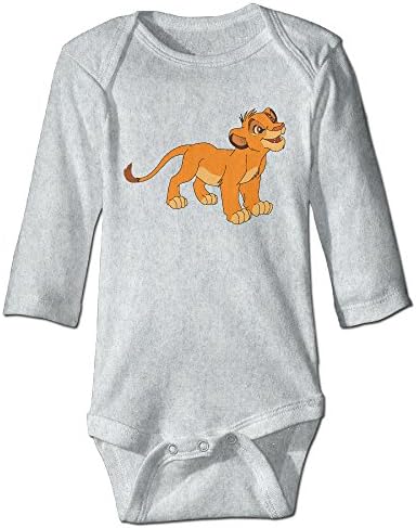 Popular Animal Simba Lion King Long Sleeve Newborn Baby Onesie Bodysuit