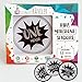 Itty Bitty Traveler Premium Baby Monthly Stickers (Set 20): Birth to 12 Months + 8 Bonus Achievement Stickers | Baby Monthly Milestone Sticker for Newborn Boy or Girl.