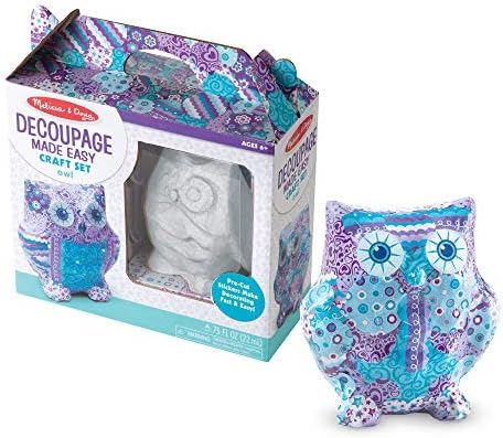 Melissa \u0026 Doug Decoupage Made Easy Owl 