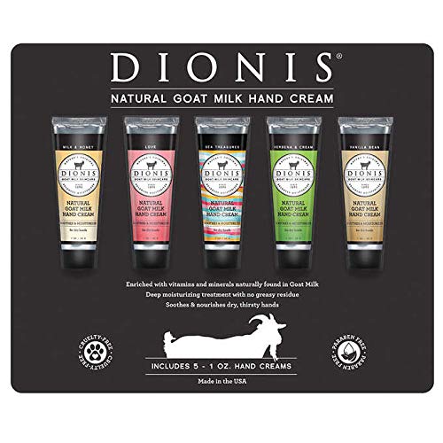 DIONIS Goat Milk Hand Cream, 1.0 oz, 5pack Glamicks Fashion