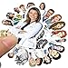 AnvFlik The Greys Anatomy Stickers Pack 50PCS, Sticker of The TV Show, Funny Laptop Stickers, Waterproof Hydro Flasks Sticker Vinyl Decal for Phone,Computer,Cars,Bicycles,Teen,Adult,Water Bottles