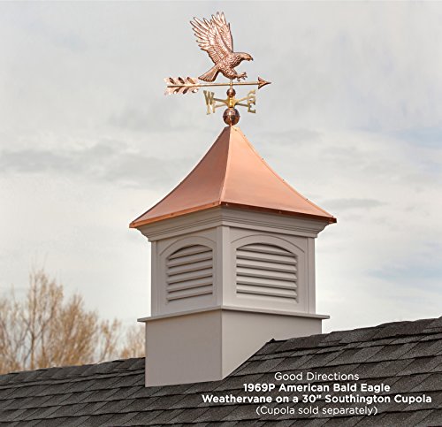 Good Directions American Bald Eagle Weathervane, Pure Copper
