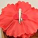 HC-01 Floral Fall Peony Flower Hair Clip Flamenco Dancer Pin up Flower Brooch (Dark Green)