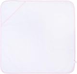 Adore Home Hooded Baby Towel Set 2x 100% Cotton Pink & White 65x65cm view 7