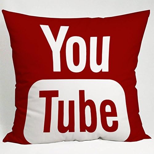 Fashion Pillowcases Youtube Icon Social Media Pillow Case (20*30 inches one side)