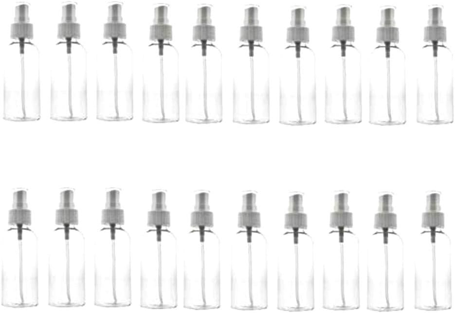 20 PC Empty Plastic Spray Bottles for Essential Oils Portable Small Spray Bottle 100ml