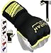 EMRAH PRO Training Boxing Inner Gloves Hand Wraps MMA Fist Protector Bandages Mitts - X (Black, Medium)