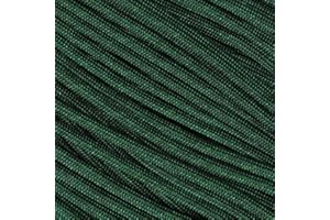The Paracord Store | Type III 550 Paracord - 50 FT Hank, Emerald Green | Heavy Duty 7 Strand Tactical Paracord - USA Made Nylon Outdoor Parachute Cord for Camping, Fishing & More - Survival Cord