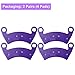 ECCPP Front Brake Pads for Polaris RZR XP 1000 EPS 2022-2014 & 2014-2021 RZR 1000 XP 4 Except Premium Edition (FA452 Carbon Fiber)
