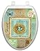 Toilet Tattoos, Toilet Seat Cover Decal, Home Collage, Size Elongated