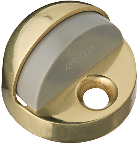 Stanley Hardware S570-002 SP9203 Heavy Duty Hi-Rise Floor Doorstop in Bright Brass - Thumbnail 2