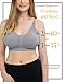Kindred Bravely Sublime Busty Seamless Nursing Bra for F,G,H,I Cup | Wireless Maternity & Postpartum Bra (Grey, X-Large-Busty)
