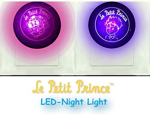Le Petit Prince Photosensor LED Night Light by Lumitusi (Le Petit Prince x 1pc + Rose x 1pc)