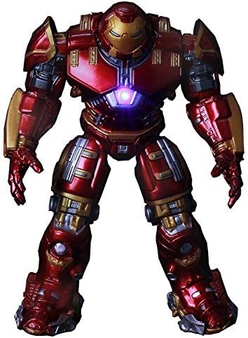2015 Hot NEW 1pcs movie avengers 2 18cm Age of Ultron light Iron man metal Mark 43 Hulkbuster PVC Action Figure toys dolls